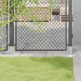 Bases para postes cuadradas 12 uds. Plata 71x71 mm von , Zaunpfosten - Ref: Foro24-42000007, Preis: 57,72 €, Rabatt: %