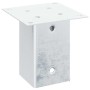 Bases para postes cuadradas 12 uds. Plata 91x91 mm de , Postes de cerca - Ref: Foro24-42000011, Precio: 65,72 €, Descuento: %