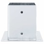 Bases para postes cuadradas 12 uds. Plata 101x101 mm de , Postes de cerca - Ref: Foro24-42000013, Precio: 77,71 €, Descuento: %
