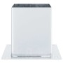 Bases para postes cuadradas 12 uds. Plata 101x101 mm de , Postes de cerca - Ref: Foro24-42000013, Precio: 77,71 €, Descuento: %