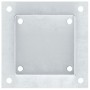 Bases para postes cuadradas 12 uds. Plata 101x101 mm de , Postes de cerca - Ref: Foro24-42000013, Precio: 77,71 €, Descuento: %