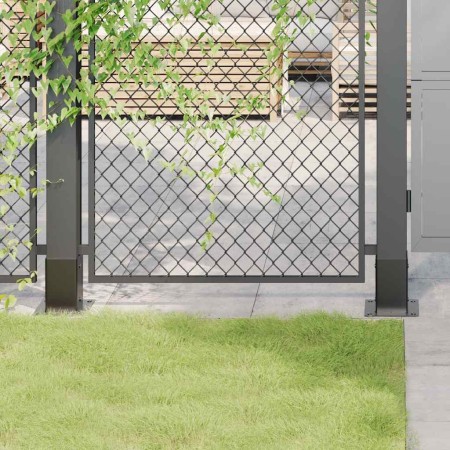 Bases para postes cuadradas 4 uds. Antracita 81x81 mm de , Postes de cerca - Ref: Foro24-42000026, Precio: 20,69 €, Descuento: %