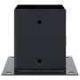 Bases para postes cuadradas 4 uds. Antracita 121x121 mm de , Postes de cerca - Ref: Foro24-42000032, Precio: 36,26 €, Descuen...