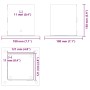 Bases para postes cuadradas 4 uds. Antracita 121x121 mm de , Postes de cerca - Ref: Foro24-42000032, Precio: 36,26 €, Descuen...
