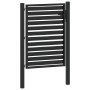 Puerta de jardín con cerradura de aluminio negra 100x120 cm by , garden gates - Ref: Foro24-42004147, Price: 299,92 €, Discou...