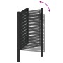 Puerta de jardín con cerradura de aluminio negra 100x120 cm by , garden gates - Ref: Foro24-42004147, Price: 299,92 €, Discou...