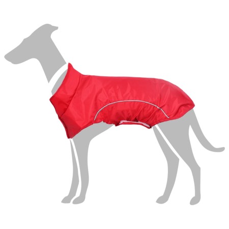 Chubasquero perros con tiras reflectantes poliéster rojo 4XL | Foro24.es | Tu tienda online para hogar, jardín y más Foro24.es