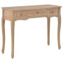Mesa consola tocador con 3 cajones marrón von , Seitentische - Ref: Foro24-280047, Preis: 162,65 €, Rabatt: %