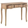 Mesa consola tocador con 3 cajones marrón von , Seitentische - Ref: Foro24-280047, Preis: 162,65 €, Rabatt: %