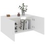 Armario de pared madera contrachapada blanco 80x39x40 cm de , Estantes y estanterías - Ref: Foro24-802795, Precio: 64,83 €, D...