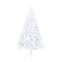 Medio árbol de Navidad con luces y bolas blanco 240 cm by vidaXL, Christmas trees - Ref: Foro24-3077658, Price: 76,50 €, Disc...