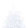 Medio árbol de Navidad con luces y bolas blanco 240 cm by vidaXL, Christmas trees - Ref: Foro24-3077658, Price: 76,50 €, Disc...