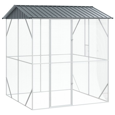 VidaXL Aviario para Aves Antracita 210x227x247 cm Acero von , Füße und Vogelkäfige - Ref: Foro24-3325152, Preis: 471,97 €, Ra...