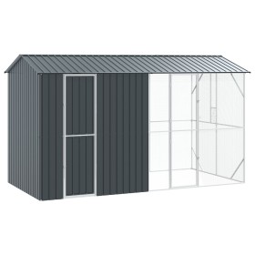 Aviario para Pájaros con Extensión Antracita 210x442x247 cm Acero von , Füße und Vogelkäfige - Ref: Foro24-3325153, Preis: 1,...