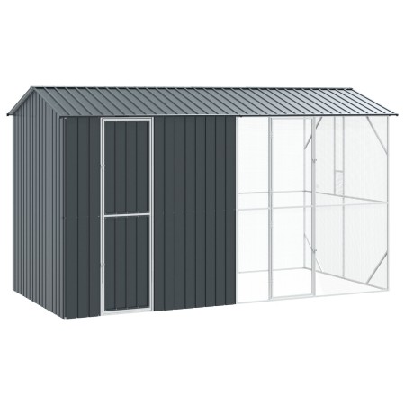 Aviario para Pájaros con Extensión Antracita 210x442x247 cm Acero von , Füße und Vogelkäfige - Ref: Foro24-3325153, Preis: 1,...