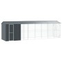 Aviario para Aves con Extensión Antracita 210x838x247 cm Acero by , Feet and bird cages - Ref: Foro24-3325155, Price: 1,00 €,...