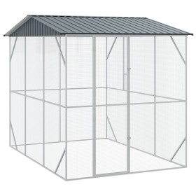 Aviario para pájaros Antracita 310x227x247 cm Acero de , Pies y jaulas para pájaros - Ref: Foro24-3325160, Precio: 579,57 €, ...