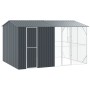 Aviario para pájaros con extensión en antracita de 310x442x247 cm de acero von , Füße und Vogelkäfige - Ref: Foro24-3325162, ...