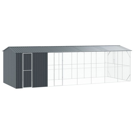 Aviario para aves con extensión antracita 310x838x247 cm acero de , Pies y jaulas para pájaros - Ref: Foro24-3325164, Precio:...