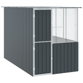 Jaula para Pájaros Anthracita 215x78x200 cm Acero Galvanizado de , Pies y jaulas para pájaros - Ref: Foro24-3325169, Precio: ...