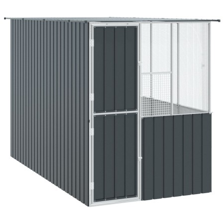 Jaula para Pájaros Anthracita 215x78x200 cm Acero Galvanizado de , Pies y jaulas para pájaros - Ref: Foro24-3325169, Precio: ...