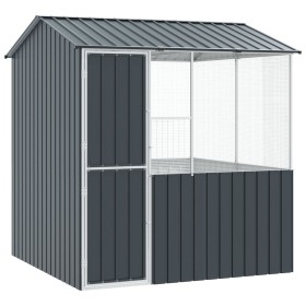 Jaula para pájaros Antracita 215x78x200 cm de acero galvanizado von , Füße und Vogelkäfige - Ref: Foro24-3325170, Preis: 516,...