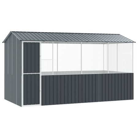jaula para pájaros antracita 215x78x200 cm acero galvanizado von , Füße und Vogelkäfige - Ref: Foro24-3325171, Preis: 825,21 ...