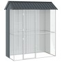 Aviario para aves Antracita 215x110x247 cm Acero de , Pies y jaulas para pájaros - Ref: Foro24-3325172, Precio: 391,18 €, Des...