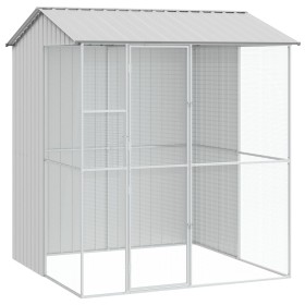 Comprar VidaXL Aviario para Aves Gris 215x210x247