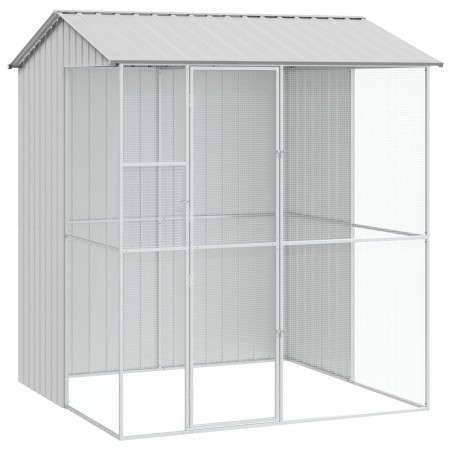 VidaXL Aviario para Aves Gris 215x210x247 cm Acero | Foro24.es | Tu tienda online para hogar, jardín y más Foro24.es