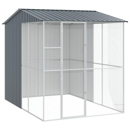Aviario para Pájaros Antracita 215x310x247 cm Acero von , Füße und Vogelkäfige - Ref: Foro24-3325176, Preis: 623,37 €, Rabatt...