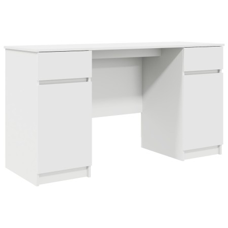 Escritorio Blanco 140x49x76 cm Madera elaborada de , Escritorios - Ref: Foro24-3328507, Precio: 150,80 €, Descuento: %