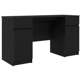 Comprar Escritorio Negro Roble 140x49x76 cm