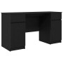 Escritorio Negro Roble 140x49x76 cm Madera elaborada de , Escritorios - Ref: Foro24-3328508, Precio: 154,93 €, Descuento: %