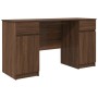 Escritorio Marrón Roble 140x49x76 cm Madera Elaborada by , Desks - Ref: Foro24-3328513, Price: 145,82 €, Discount: %