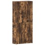 Armario para zapatos Roble ahumado 80x35,5x180 cm Madera elaborada de , Zapateros y organizadores de calzado - Ref: Foro24-33...