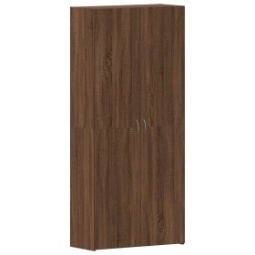 Gabinete para zapatos Madera de roble Marrón