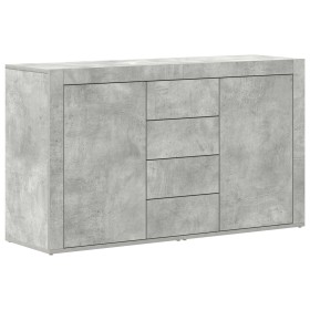 Aparador Gris Concreto Madera de Calidad 120 x 36 x 69 cm by , Sideboards - Ref: Foro24-3333859, Price: 138,59 €, Discount: %
