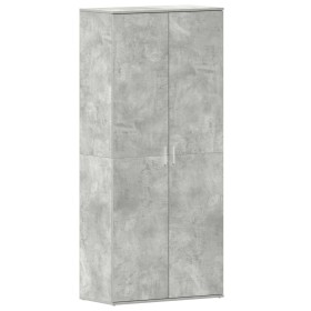 Armario para zapatos Concreto Gris 80x39x180 cm Madera Ingenierizada von , Schuhregale und Schuhorganisatoren - Ref: Foro24-3...