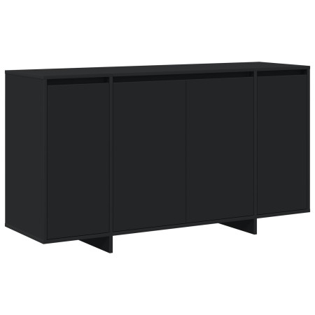 Aparador Negro Negro Madera elaborada 135 x 41 x 75 cm de , Aparadores - Ref: Foro24-3333887, Precio: 155,41 €, Descuento: %