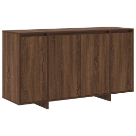Aparador Marrón de Roble Roble Marrón Madera Maciza de Roble de , Aparadores - Ref: Foro24-3333892, Precio: 148,94 €