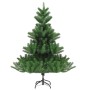 Árbol de Navidad abeto Nordmann con LEDs y bolas verde 240 cm