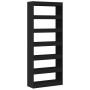 Estantería Negra Negro Madera 80 x 30 x 198 cm Estantería by , Bookcases and shelves - Ref: Foro24-3333917, Price: 126,74 €, ...