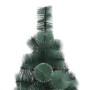 Árbol Navidad artificial con LEDs y soporte PET verde 180 cm