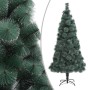 Árbol de Navidadl con LEDs y bolasPVC&PE verde 120 cm