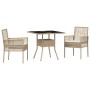 Conjunto de Comedor de Jardín de 3 Piezas Beige de Ratán Sintético von , Gartenstühle - Ref: Foro24-3334931, Preis: 193,32 €,...