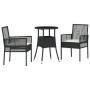 Conjunto de Comedor de Jardín de 3 Piezas Negro Poliratán von , Gartenstühle - Ref: Foro24-3334941, Preis: 162,75 €, Rabatt: %