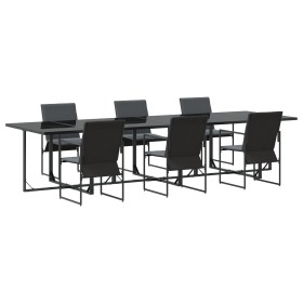Conjunto de Comedor de Jardín de 9 Piezas con