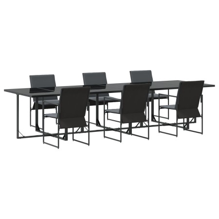 Conjunto de Comedor de Jardín de 9 Piezas con Cojines de Acero y Textileno | Foro24.es | Tu tienda online para hogar, jardín y más Foro24.es