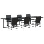 Conjunto de Comedor de Jardín de 9 Piezas con Cojines de Acero y Textileno | Foro24.es | Tu tienda online para hogar, jardín y más Foro24.es